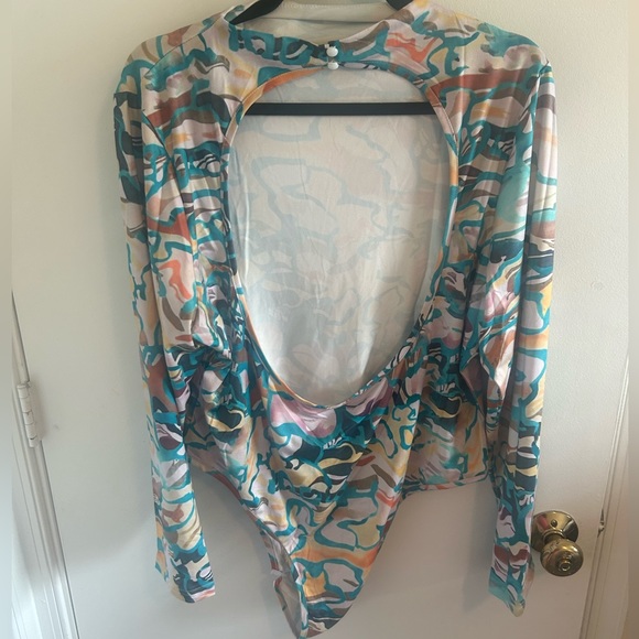 SHEIN 3XL sexy plus backless bodysuit - Picture 3 of 5